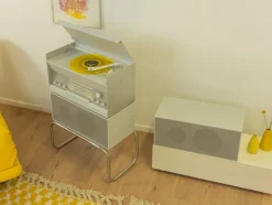 Pamono 3 & L 40 Speakers by Dieter Rams for Braun Atelier, 1960s><noscript><img width=
