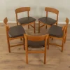 Pamono 3236 Dining Chairs by Børge Mogensen for Fredericia, 1950s, Set of 5> Dining Tables & Sets