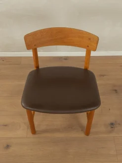 Pamono 3236 Dining Chairs by Børge Mogensen for Fredericia, 1950s, Set of 5><noscript><img width=