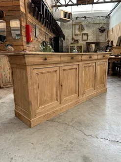 Pamono 4 Door Elm Sideboard, 19th Century> Sideboards & Buffets