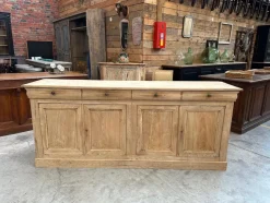 Pamono 4 Door Elm Sideboard, 19th Century><noscript><img width=