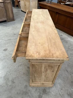 Pamono 4 Door Elm Sideboard, 19th Century><noscript><img width=