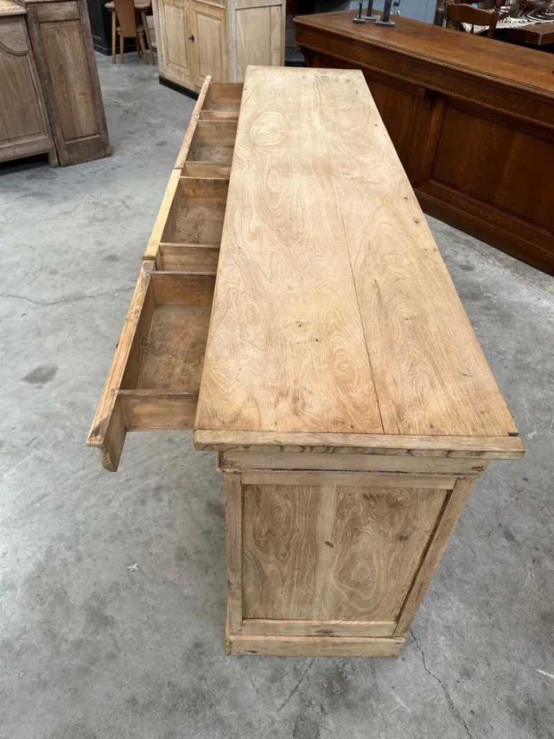 Pamono 4 Door Elm Sideboard, 19th Century> Sideboards & Buffets
