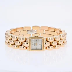 Pamono 18 Karat French Yellow Gold Ladys Watch, 1960s><noscript><img width=