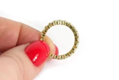 Discount Pamono 18 Karat Gold and Diamond Eternity Band