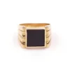 Best Pamono 18 Karat Gold and Onyx Signet Ring