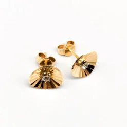 Pamono 18 Karat Gold Earrings with Stones, Set of 2> Earrings