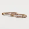 New Pamono 14 Karat Gold Earrings with Diamonds, Set of 2