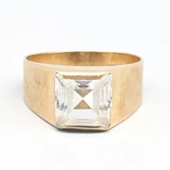 Pamono 18 Karat Gold Ring with Stone> Rings