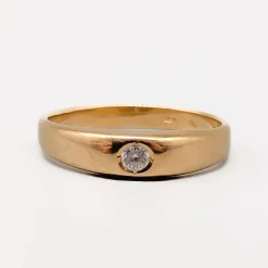 Outlet Pamono 18 Karat Gold Ring with Stone