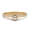 Pamono 18 Karat Gold Ring with White Stone> Rings
