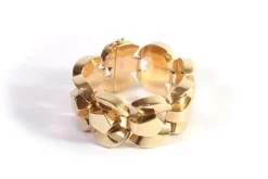 Pamono 18 Karat Gold Tank Bracelet