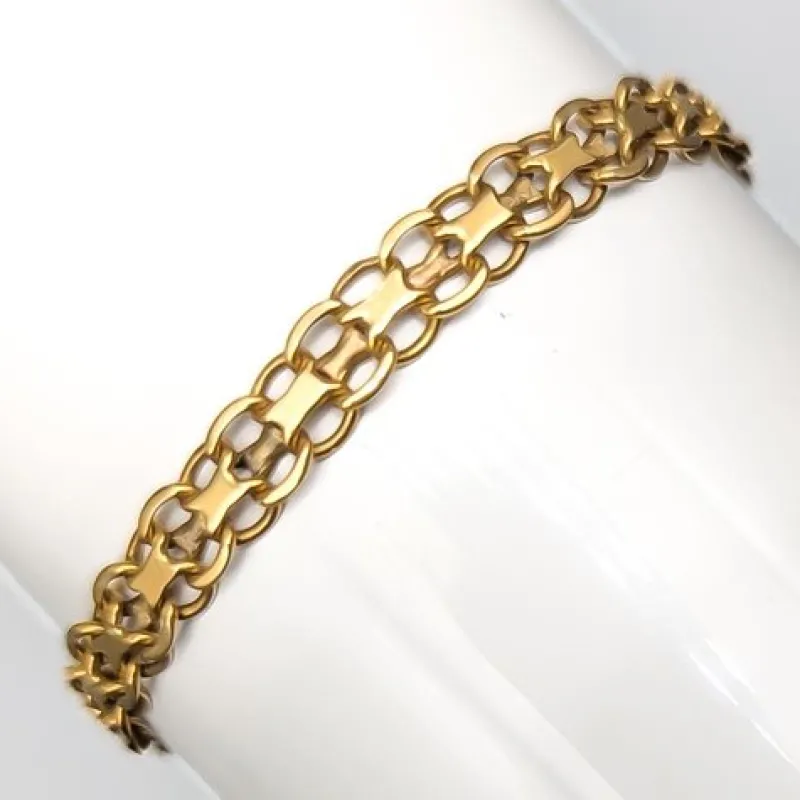 New Pamono 18 Karat Gold X-Chain