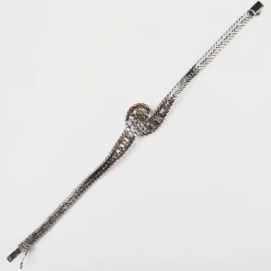 Pamono 18 Karat White Gold Bracelet with Ruby and Diamonds, 1950s><noscript><img width=
