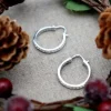 Pamono 18 Karat White Gold Earrings with Brilliant-Cut Zirconias, Set of 2> Earrings