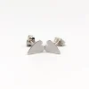 Pamono 18 Karat White Gold Heart Earrings, Set of 2> Earrings