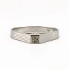 Clearance Pamono 18 Karat White Gold Ring with Diamond