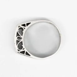 Pamono 14 Karat White Gold Ring with Diamonds><noscript><img width=