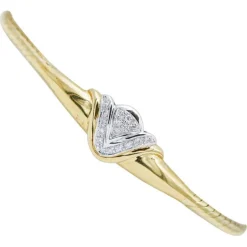 New Pamono 18 Karat Yellow and White Gold Bracelet with Diamonds
