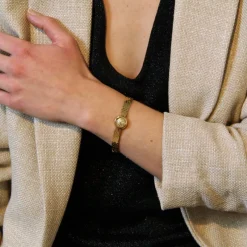 Outlet Pamono 18 Karat Yellow Gold Omega Ladys Watch, France, 1960s