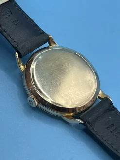 Pamono 18 Kt Gold Omega Hand-Wound Watch, 1960s><noscript><img width=