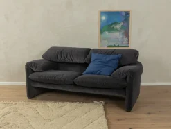 Pamono 675 Maralunga Sofa by Vico Magistretti for Cassina