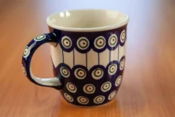 Pamono 350 ml Ceramic Mug by Ceramika Boleslawiec, Set of 4><noscript><img width=