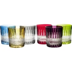 Outlet Pamono 320 ml Crystal Whiskey Lowball Glasses by Huta Julia, Set of 6