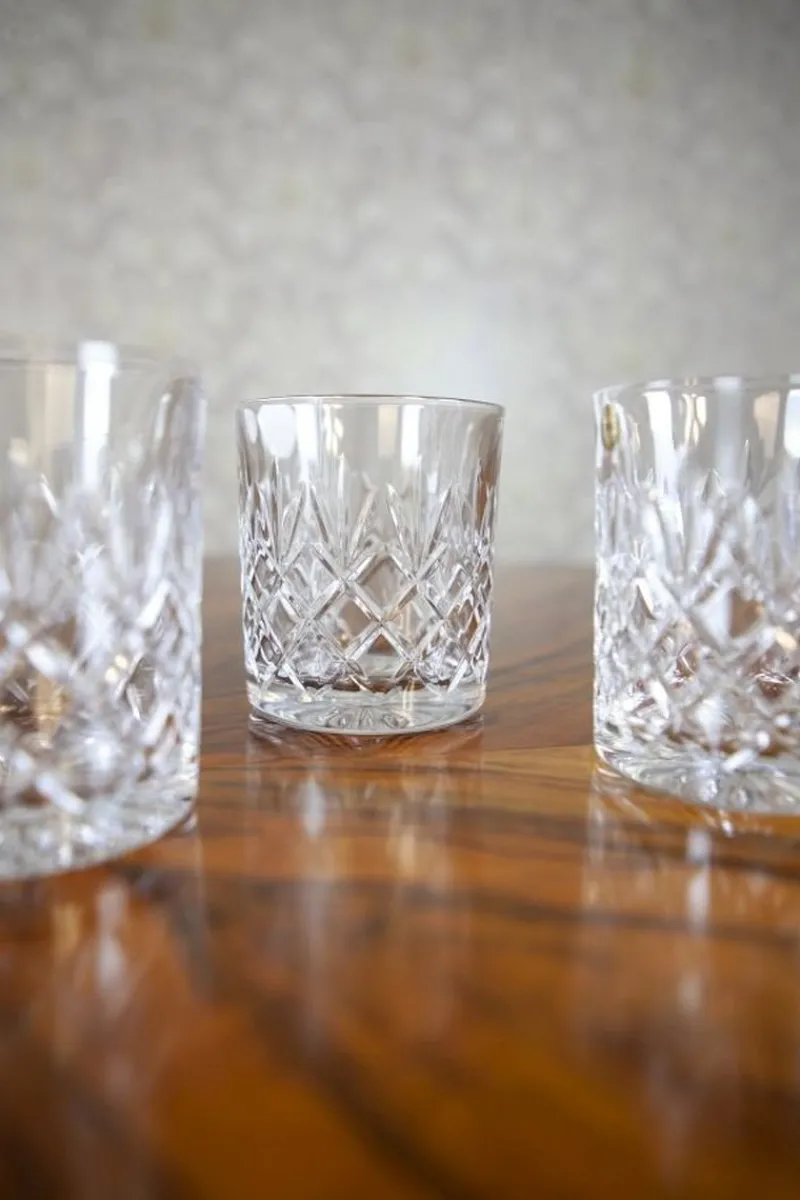 Pamono 320 ml Crystal Whiskey Lowball Glasses by Huta Julia, Set of 6> Tabletop|Glassware