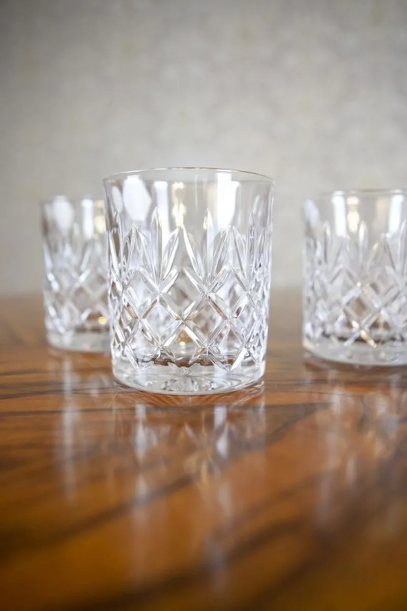 Pamono 320 ml Crystal Whiskey Lowball Glasses by Huta Julia, Set of 6> Tabletop|Glassware