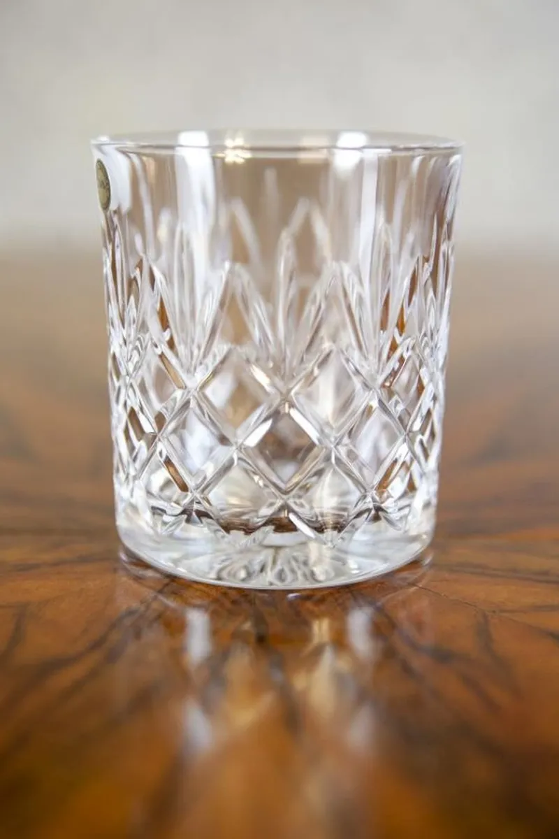 Pamono 320 ml Crystal Whiskey Lowball Glasses by Huta Julia, Set of 6> Tabletop|Glassware