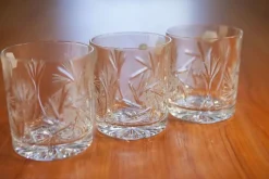 Pamono 320 ml Crystal Whiskey Lowball Glasses by Huta Julia, Set of 6><noscript><img width=