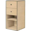 Pamono 70 Oak Frame Box with Shelf by Lassen> Trunks, Crates & Baskets