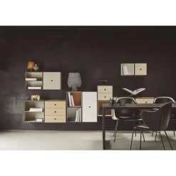 Pamono 70 Oak Frame Box with Shelf by Lassen><noscript><img width=