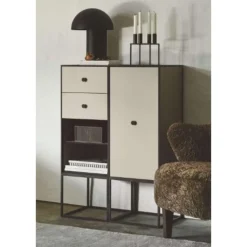 Pamono 70 Oak Frame Box with Shelf by Lassen><noscript><img width=
