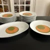 Pamono 17 Plates and Two Dishes in Bareuther Porcelain, 1970s, Set of 19> Dinner Plates & Bowls
