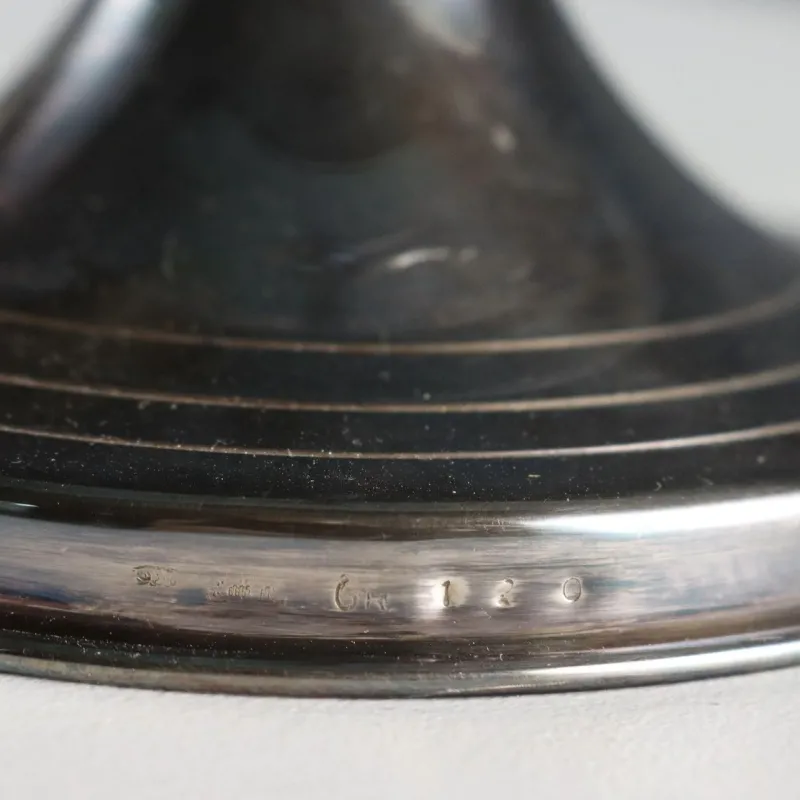 Online Pamono 925 Silver Candleholders, Set of 2