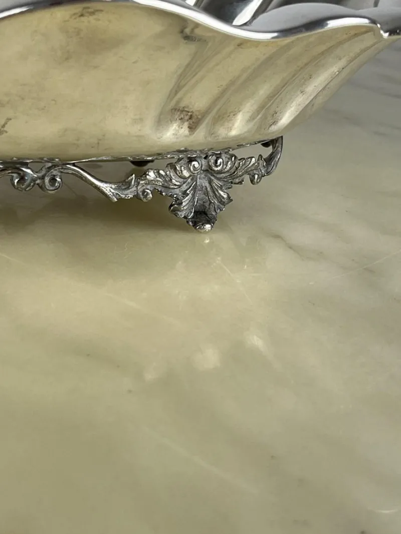 Pamono 800 Silver Centerpiece, Italy, 1980s> Dinnerware Accessories