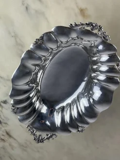 Pamono 800 Silver Centerpiece, Italy, 1980s><noscript><img width=