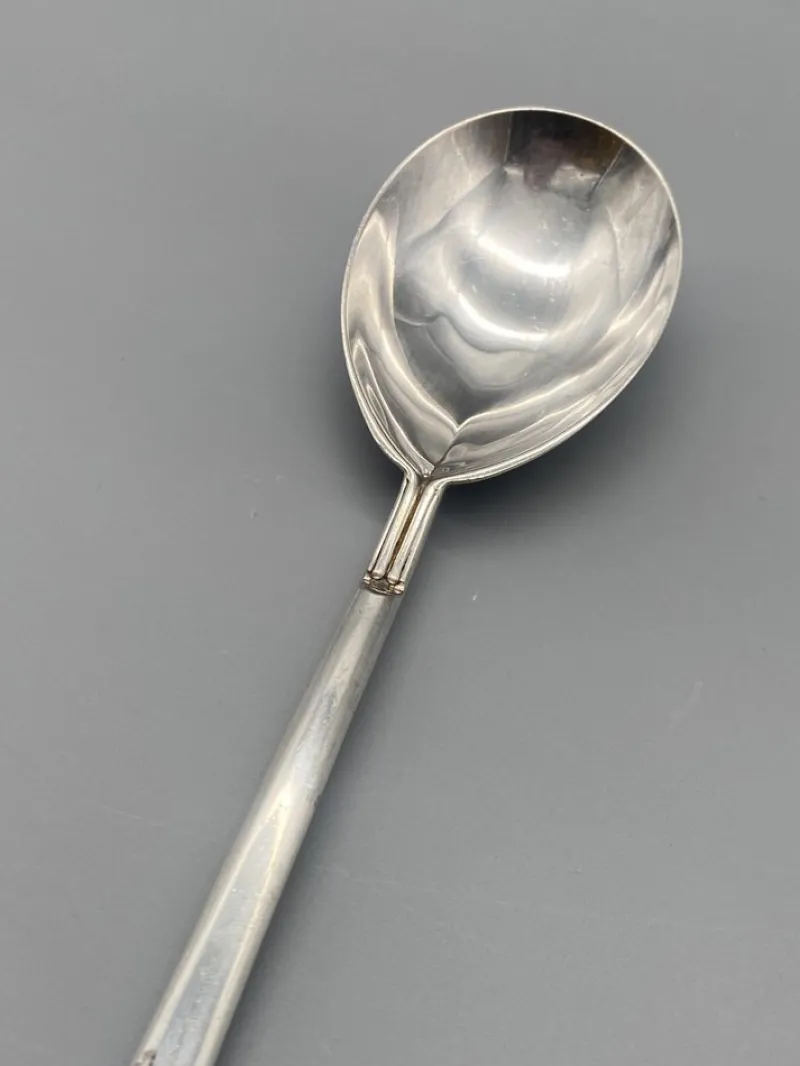 Pamono 925 Silver Fork and Spoon by Carlo Scarpa for Cleto Munari, 1977, Set of 2> Cutlery & Serving Utensils