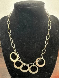 Sale Pamono 925 Silver Necklace and Bracelet Set, 1980s, Set of 2
