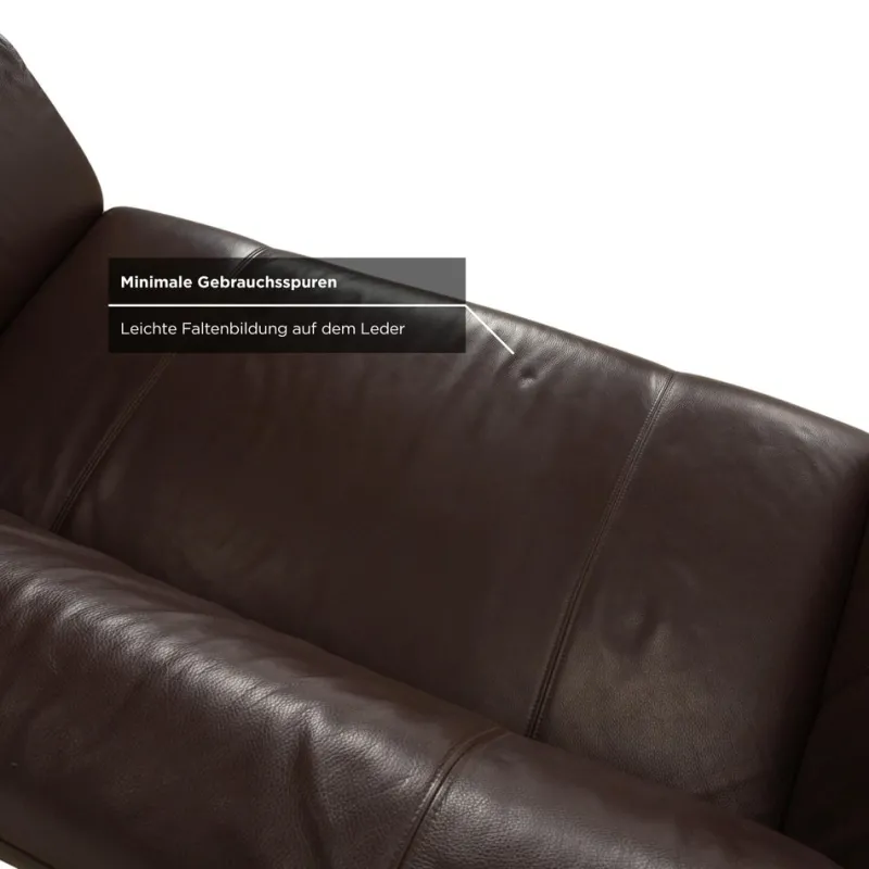Pamono 322 Three-Seater Sofa in Leather from Rolf Benz> Couches & Sofas
