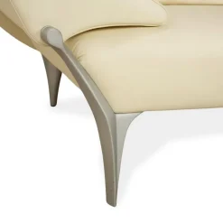 Discount Pamono 1600 Two-Seater Sofa and Ottoman in Leather by Rolf Benz, Set of 2