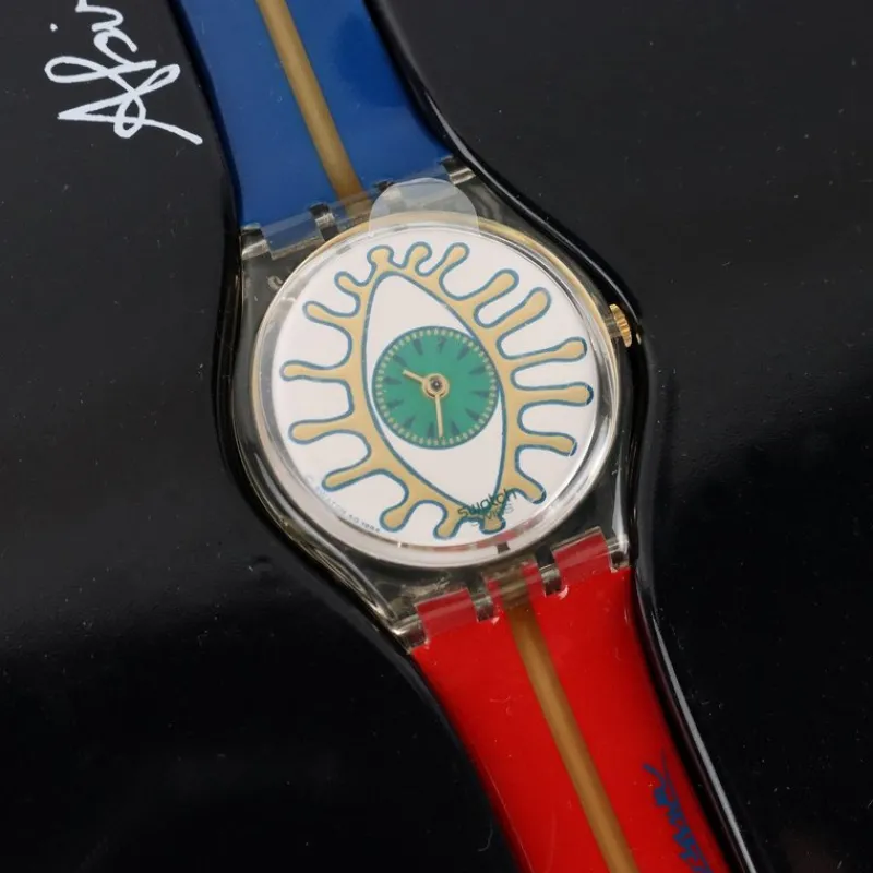 Pamono 100 Years of Cinema 1895-1995 Watches from Swatch, Set of 4> Watches