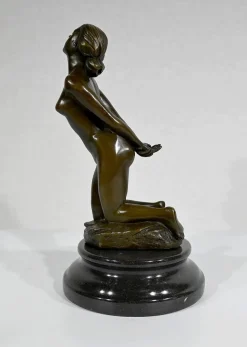 Pamono A. Cesaro, Nu féminin Sculpture, Bronze