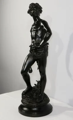 Online Pamono A. Gaudez, David, Late 19th Century, Bronze
