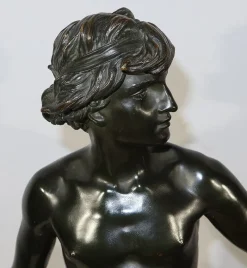 Online Pamono A. Gaudez, David, Late 19th Century, Bronze