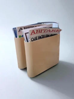 Pamono ABS Magazine Rack by Rodolfo Bonetto for Bilumen, 1970s><noscript><img width=