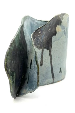 Pamono Abstract Ceramic Vase from G.W. Deutschland, Germany, 1980s><noscript><img width=
