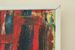 Hot Pamono Abstract Composition, Oil on Canvas, 1960s, Framed